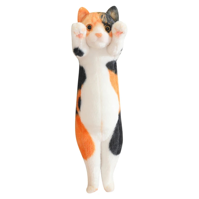 Adorable Standing Cat Plush with Raised Paws - Image 6
