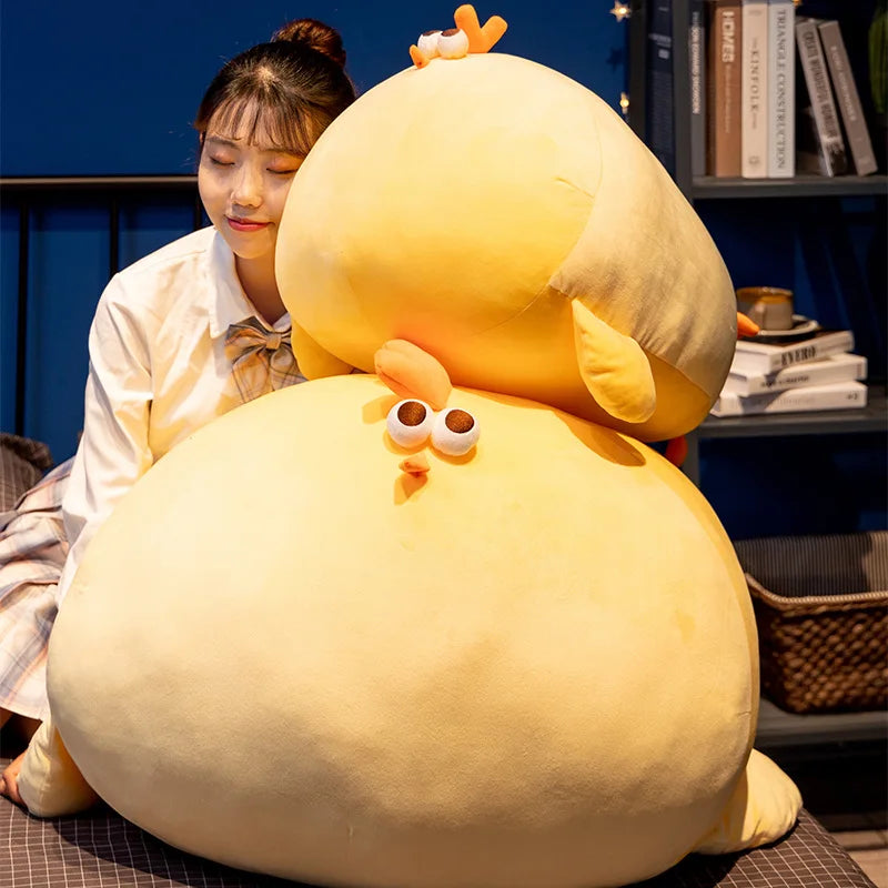 Chubby Yellow Chick Plush Toy - Image 4
