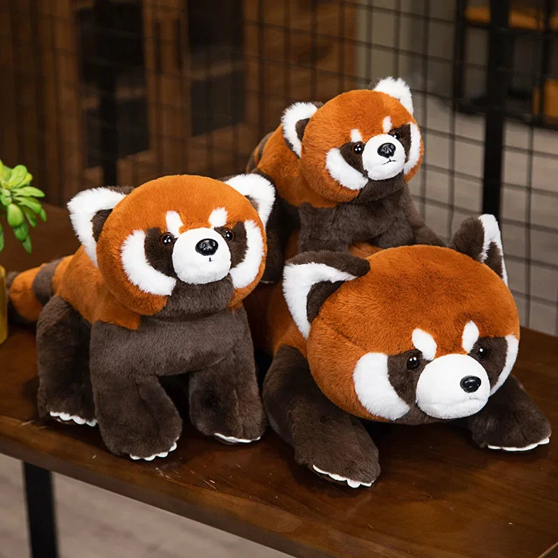 Red Panda Mother and Baby Stacked Plush - Image 3