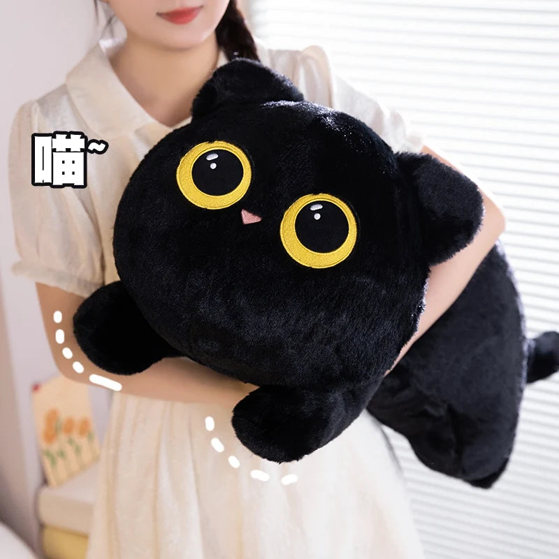 Cute Lying Cat Plush Hugging Pillow - Image 4