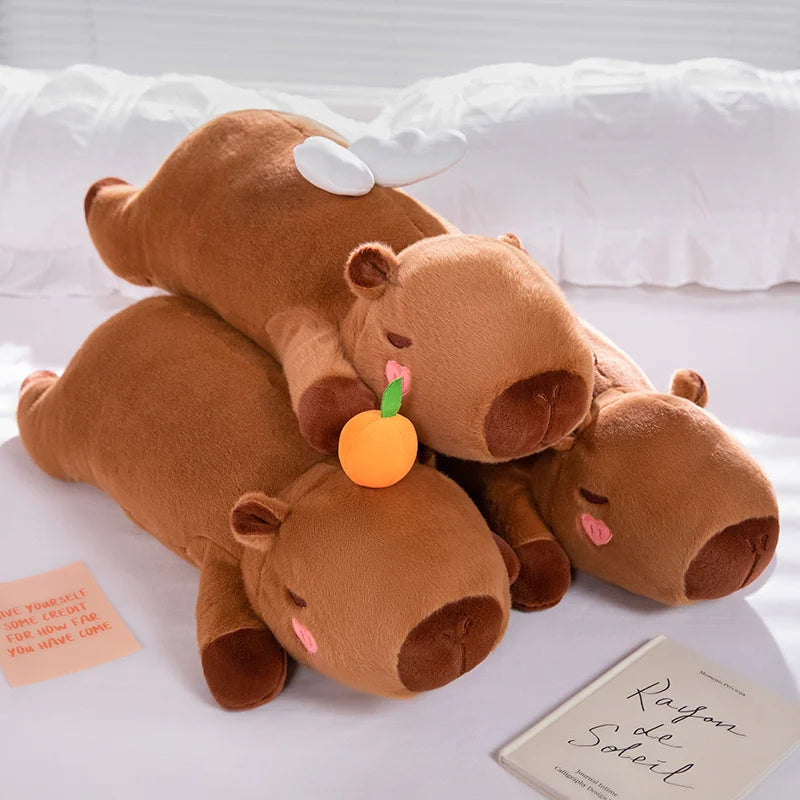 Brown Deer Plush Body Pillow with Angel Wings - Image 5