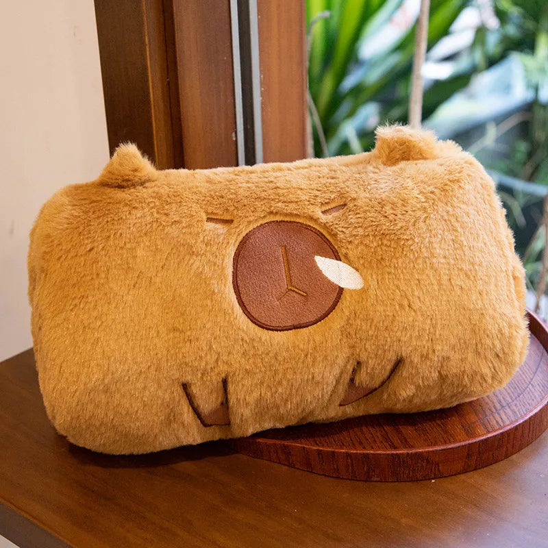 Adorable Capybara Plush Hand Warmer Cushion - Image 5