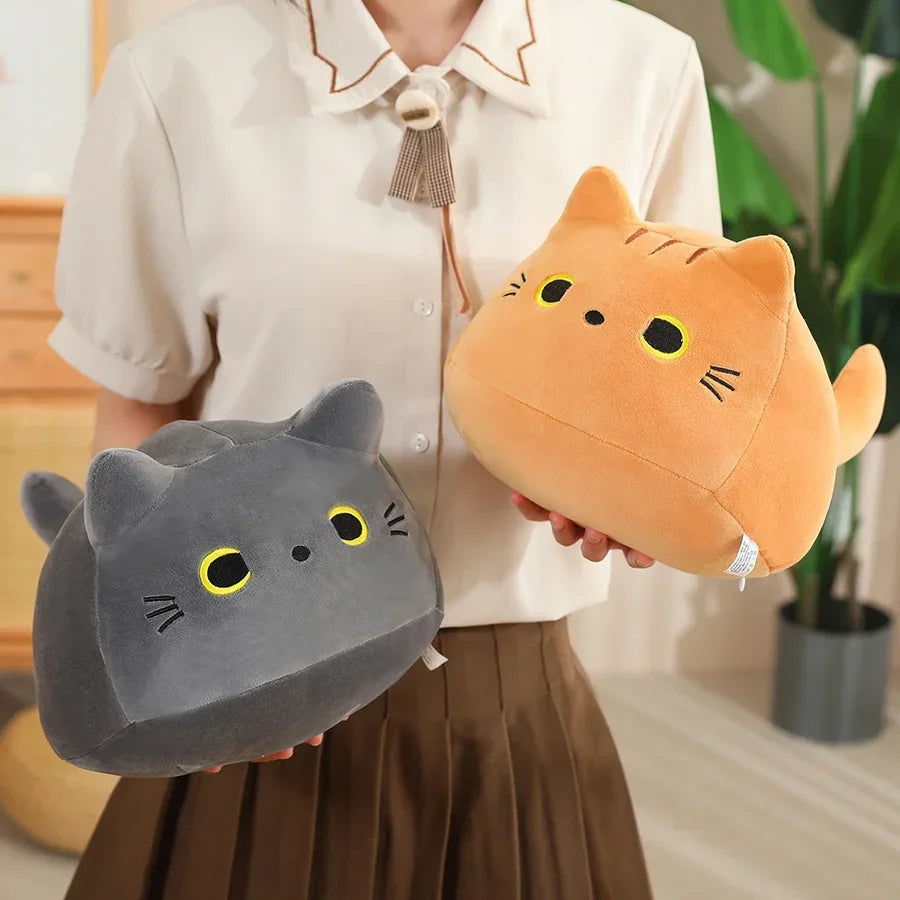 Kawaii Chubby Cat Plushie & Keychain Set - Image 4
