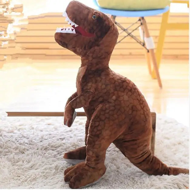 Soft Green T-Rex Dinosaur Plush Toy - Image 6
