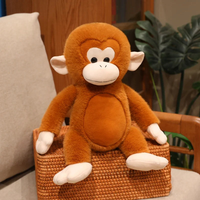 Cute Assorted Brown Monkey Plush Animal - Image 6