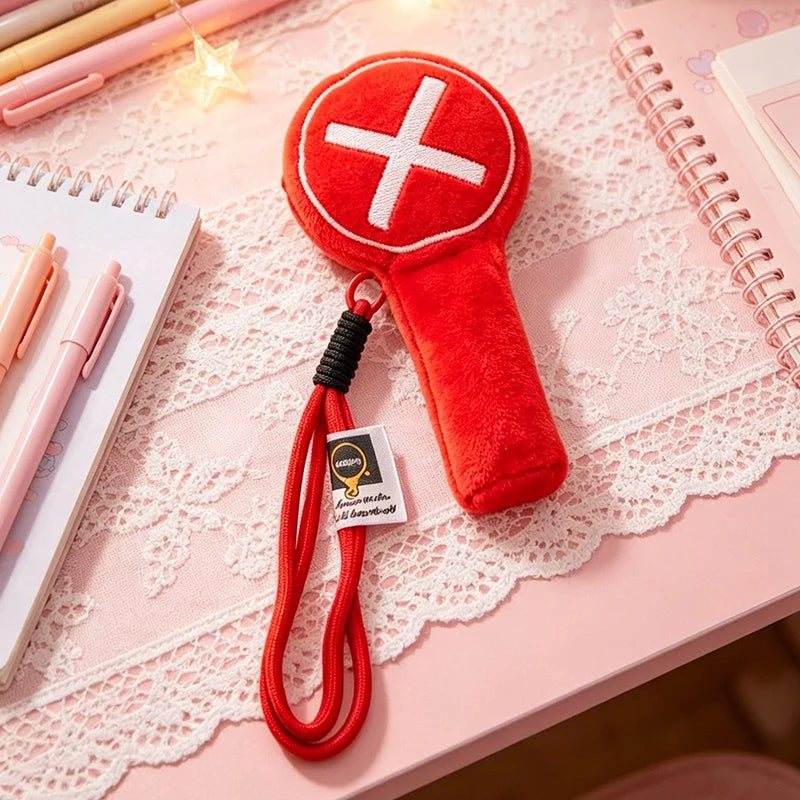 Plush Checkmark and X Sign Keychain Set - Image 2