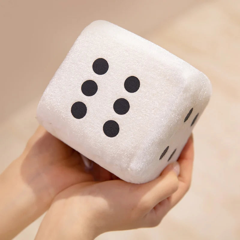 Multi-Color Plush Dice Keychain Set - Image 5