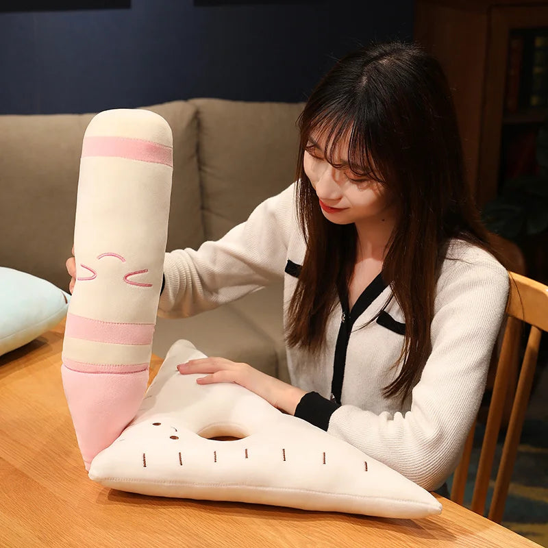 Cute Pastel Stationery Plush Pillow Set - Image 3