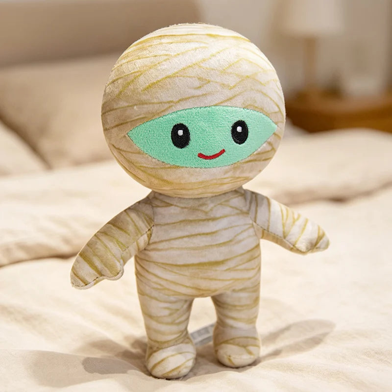 Halloween Character Plush Set - Mummy, Vampire, Skeleton - Image 7