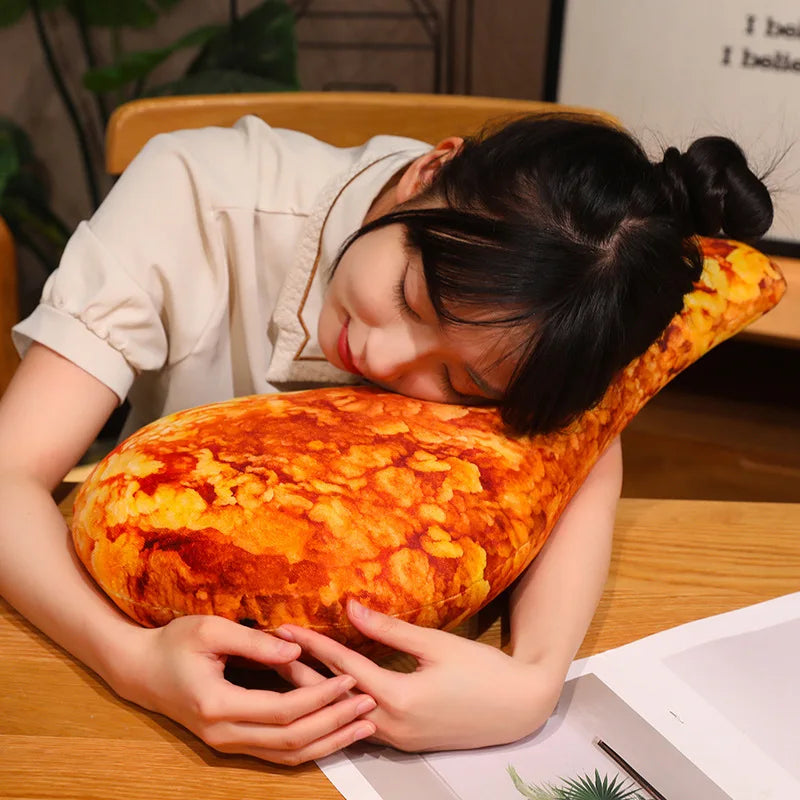 Realistic Fried Chicken Drumstick Plush Pillow - Image 4