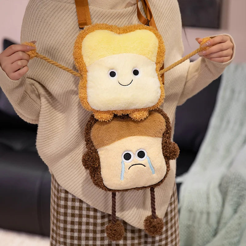 Smiling Toasted Bread Hot Water Bottle Plush - Image 4