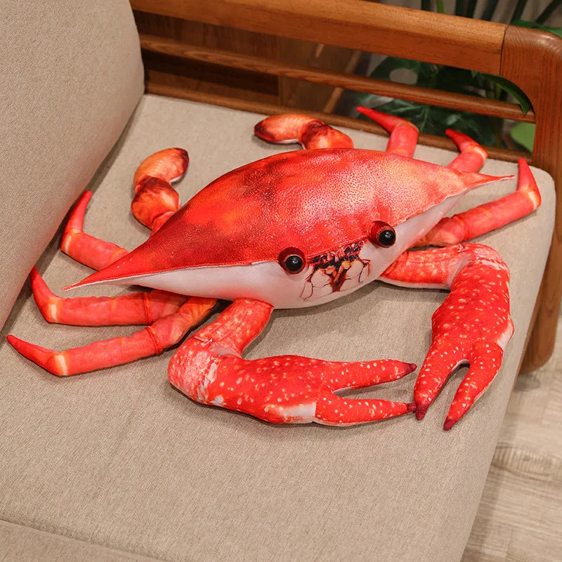 Realistic Red Crab Plush Toy, Two Distinct Shapes - Image 8