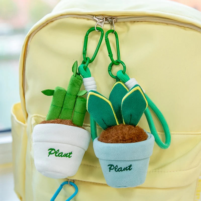 Cute Plush Plant Pot Keychain Assortment - Image 5