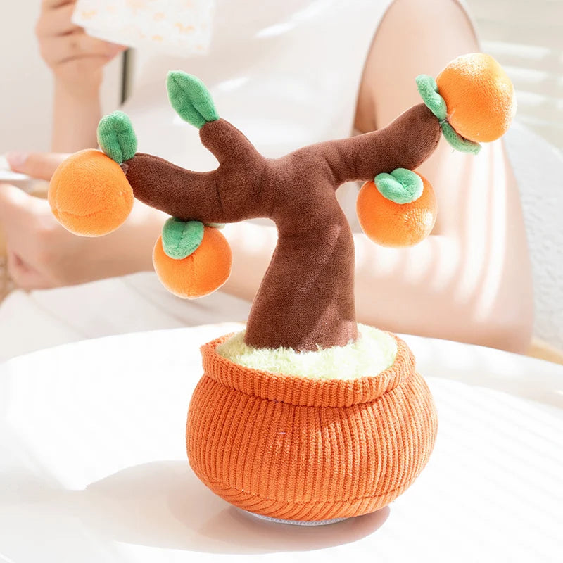 Plush Potted Orange Tree Toy
