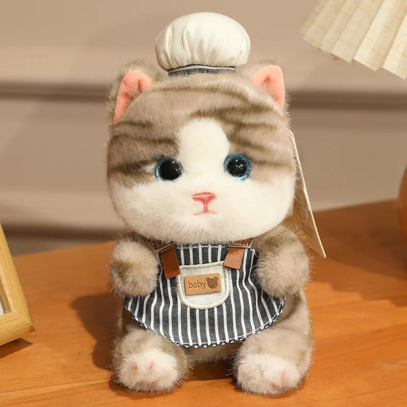 Adorable Cat Plush Toys with Glitter Heart Collar - Image 14
