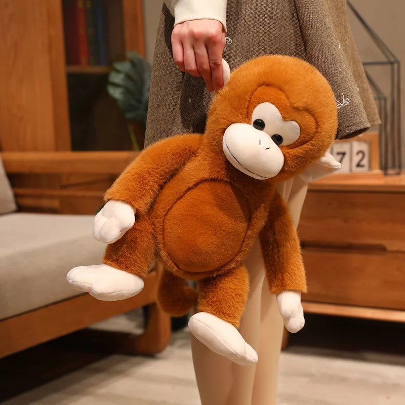 Cute Assorted Brown Monkey Plush Animal - Image 4