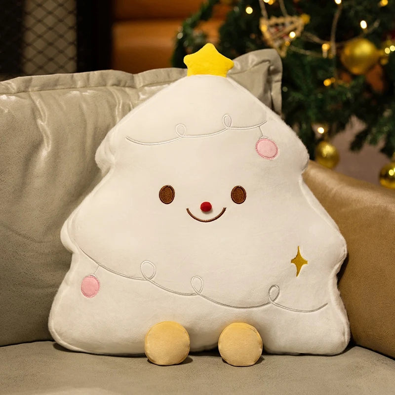 Oversized Gingerbread Man Plush Pillow with Candy Cane - Image 8