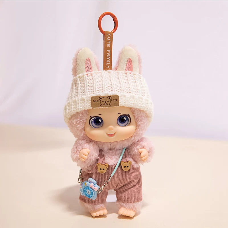 Kawaii Yellow Bee Costume Plush Doll with Big Eyes - Image 23