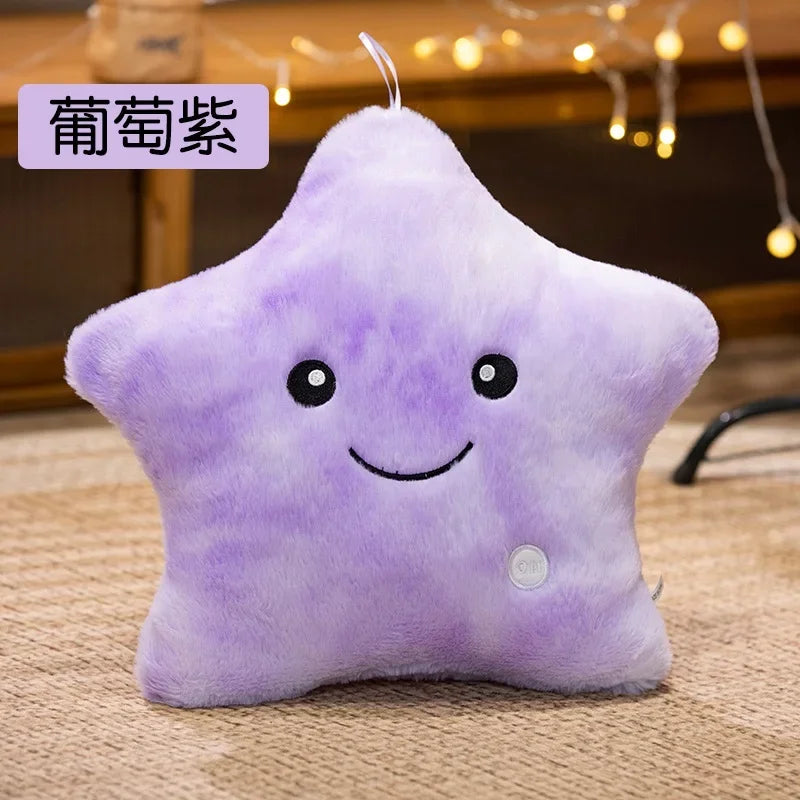Smiling Light Up Star Plush Pillow - Image 13