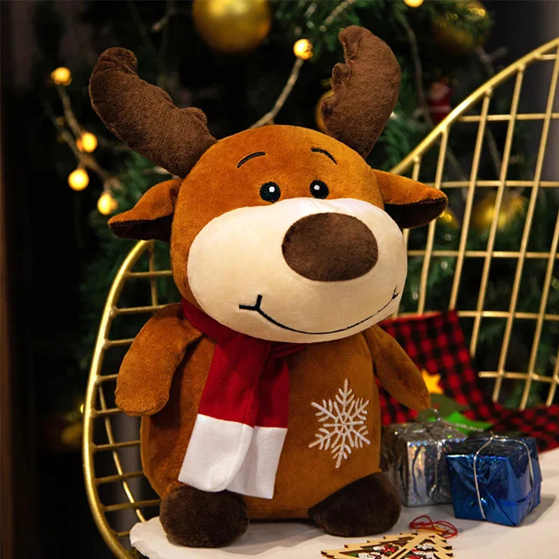 Multi-Size Christmas Santa & Reindeer Plush Set - Image 7