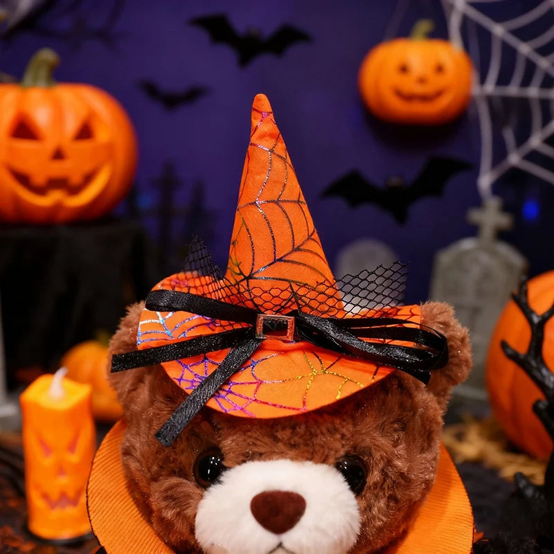 Cute Halloween Witch Plush Bear Set - Image 5
