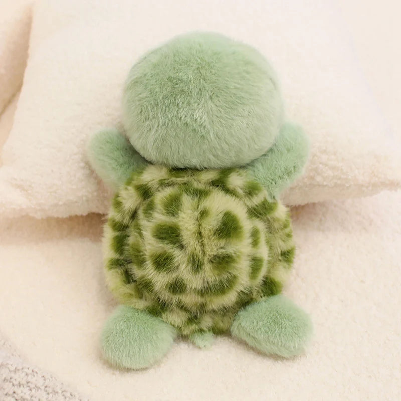 Cute Big-Eyed Green Turtle Plush - Image 4