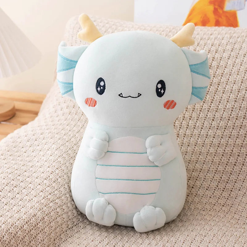 Cute Dragon Plushie with Gills and Horns - Image 6