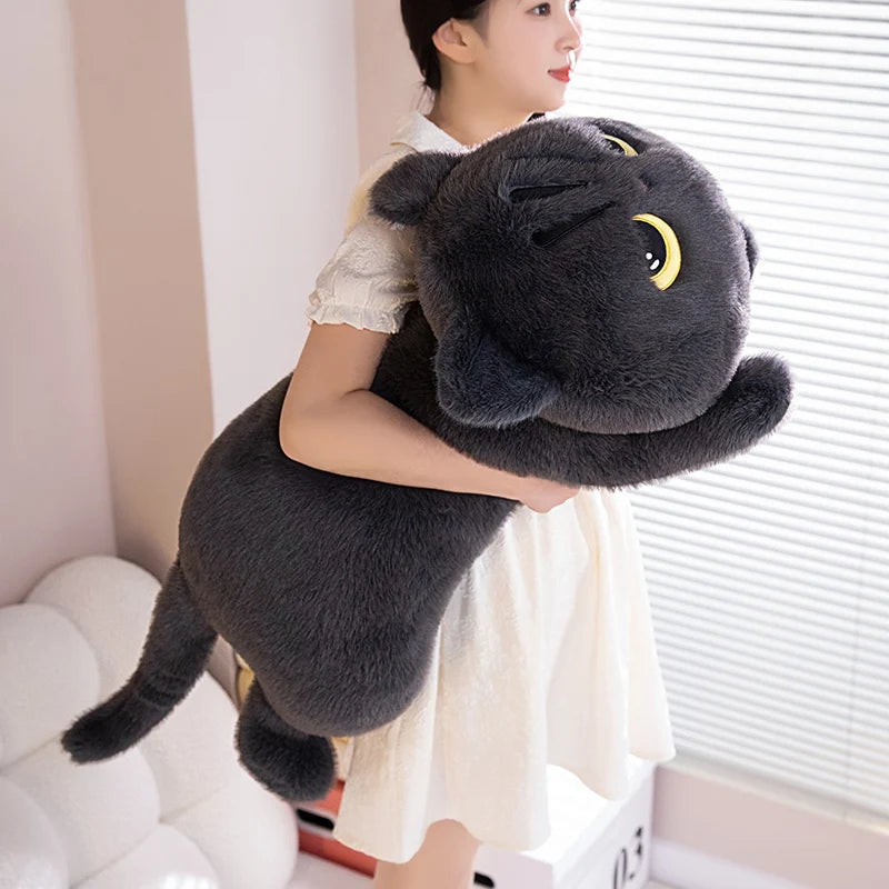 Cute Lying Cat Plush Hugging Pillow - Image 5
