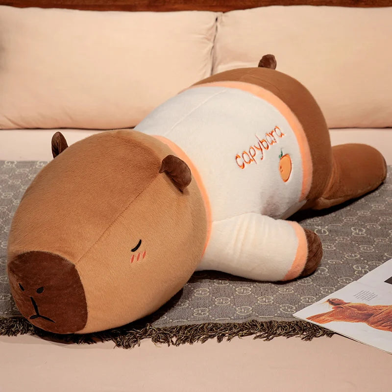 Oversized Capybara Plush Body Pillow with Shirt - Image 8