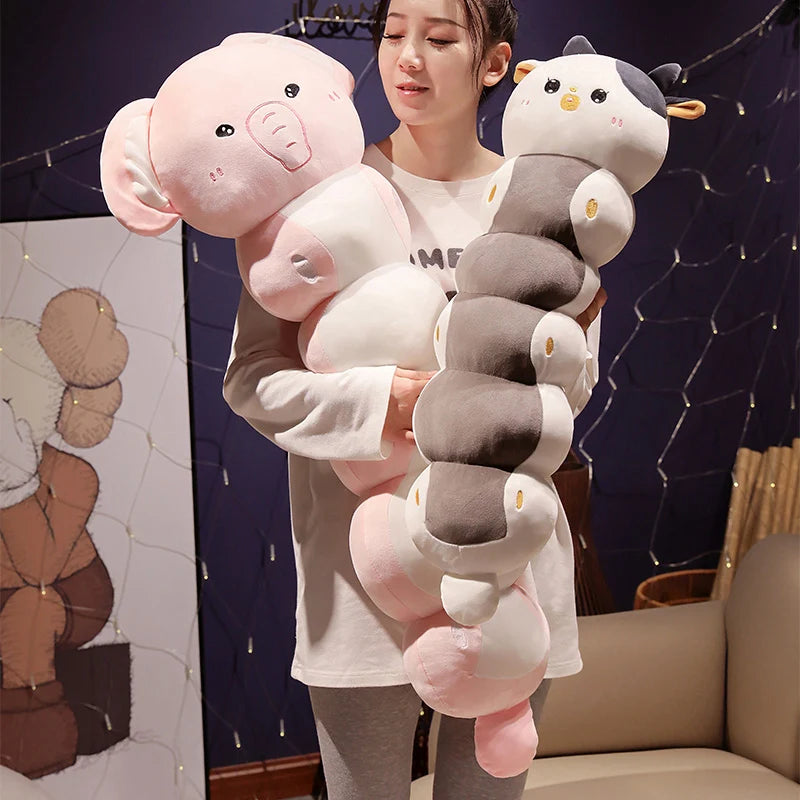 Cute Segmented Plush Animal Body Pillow - Image 2
