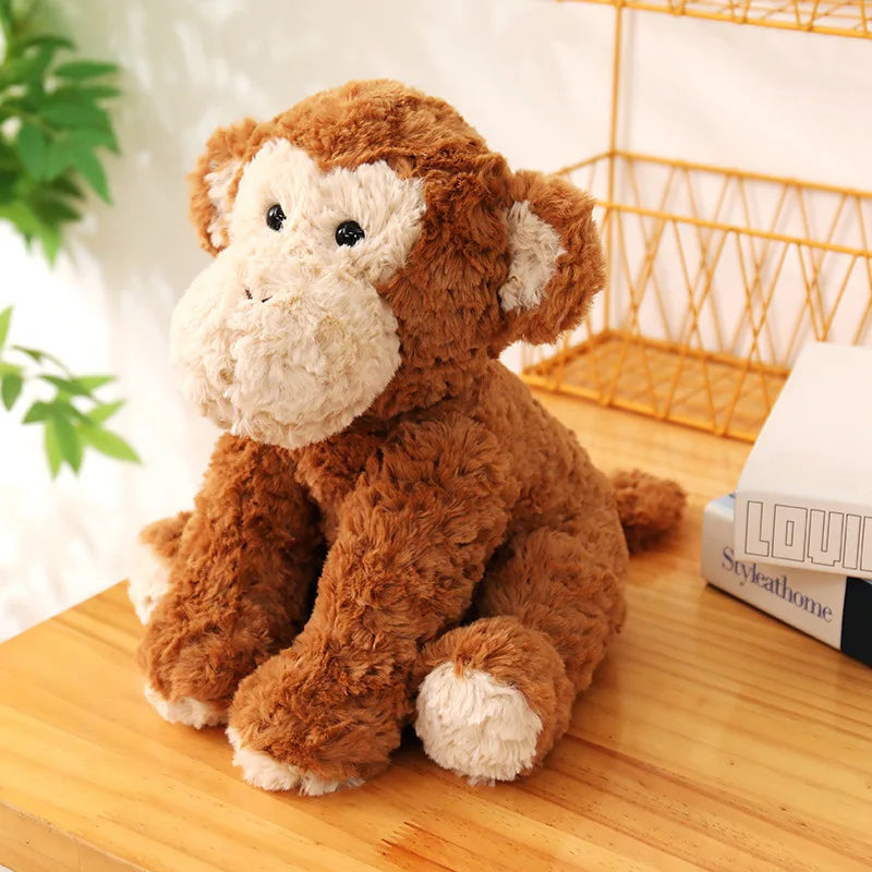 Curly Orange and White Fox Plush Toy - Image 11