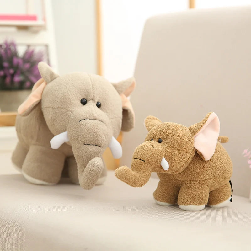Soft Chubby Beige Hippo Plush Toy - Image 5