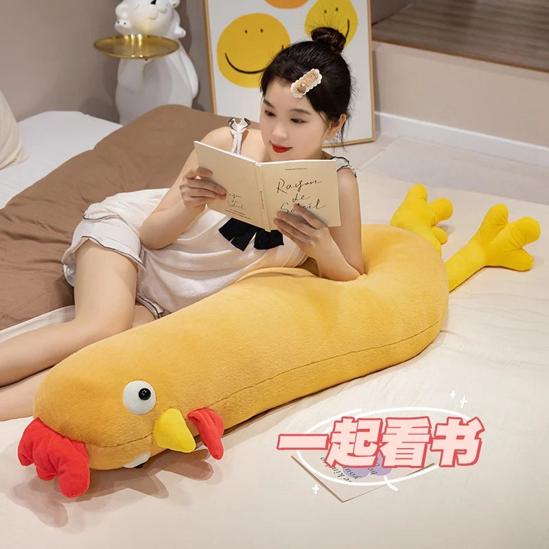 Oversized Yellow Chicken Long Neck Plush Pillow - Image 6