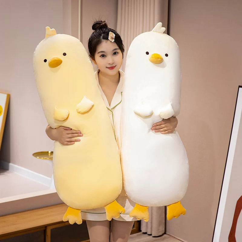 Cute Pale Yellow Chick Body Pillow - Image 2