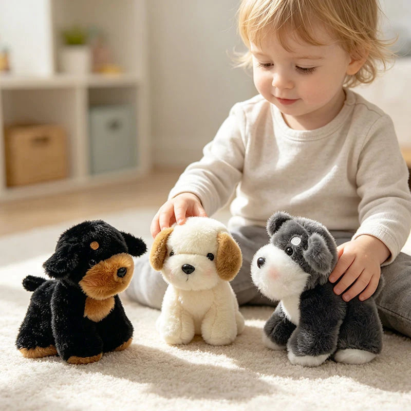 Assorted Plush Puppy Toys with Rosy Cheeks - Image 6