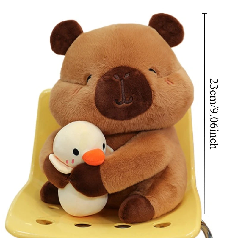 Cute Capybara Plush Family with Turtle Hat - Image 16