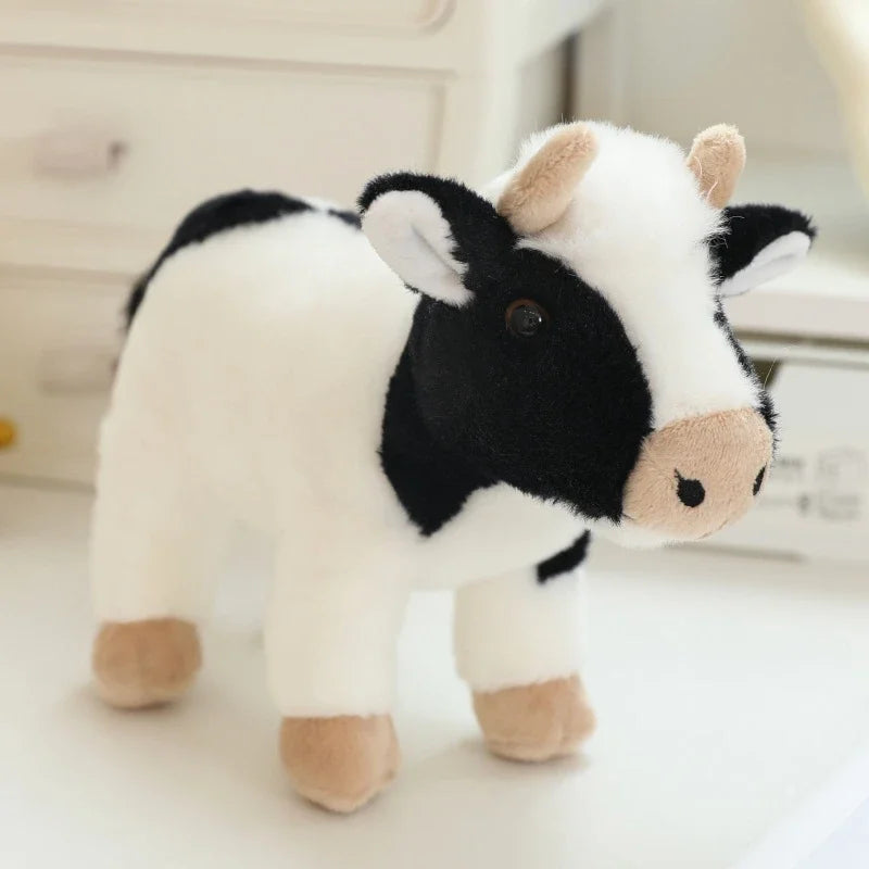 Cute Black and White Cow Plush Toy - Image 9