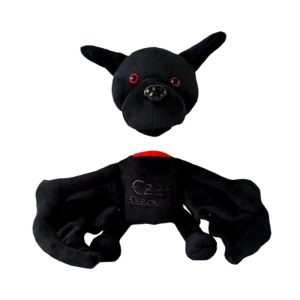 Ozzy Osbourne Black Plush Dog with Detached Head