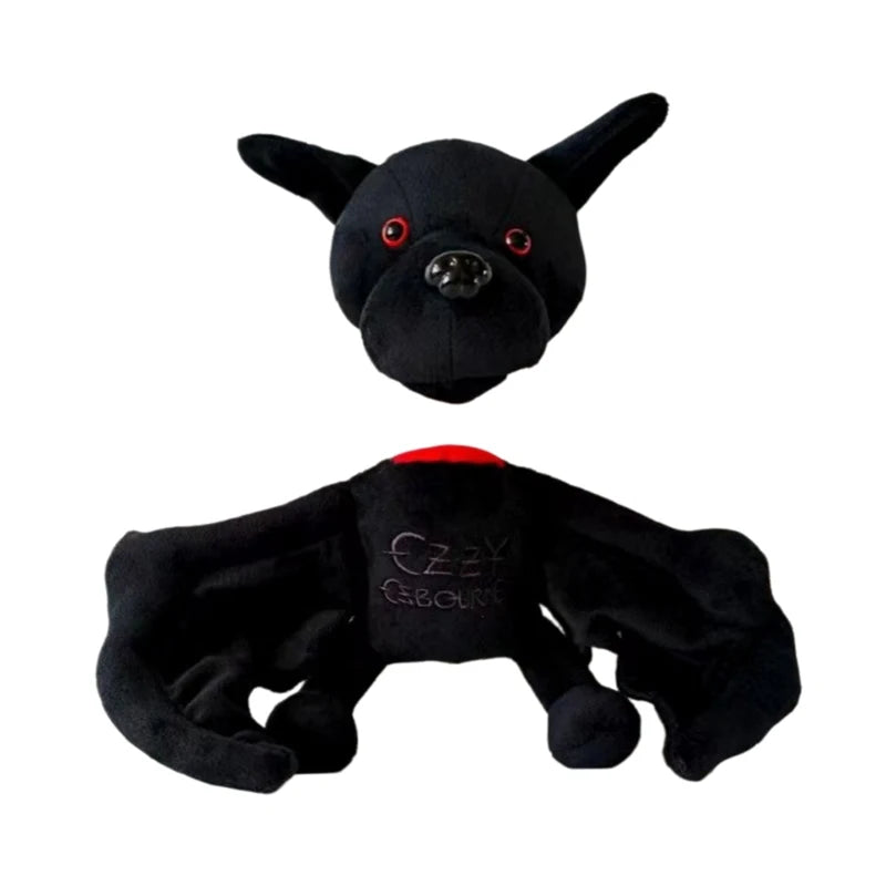 Ozzy Osbourne Black Plush Dog with Detached Head