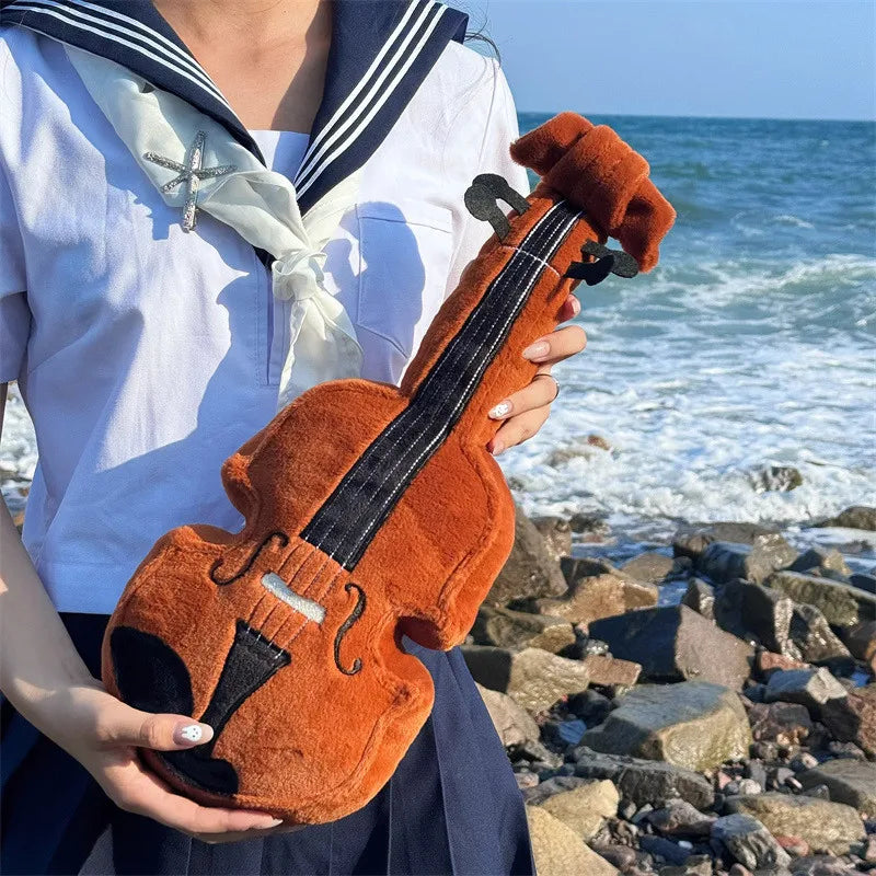 Soft Musical Violin Instrument Plush Toy - Image 2