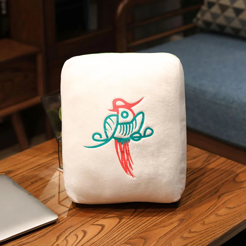 Mahjong Tile Plush Cushion with Iconic Designs - Image 20