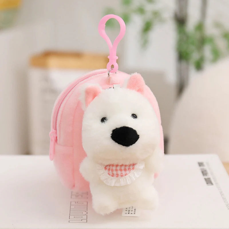 Orange Cat Plush Mini Backpack Keychain - Image 6