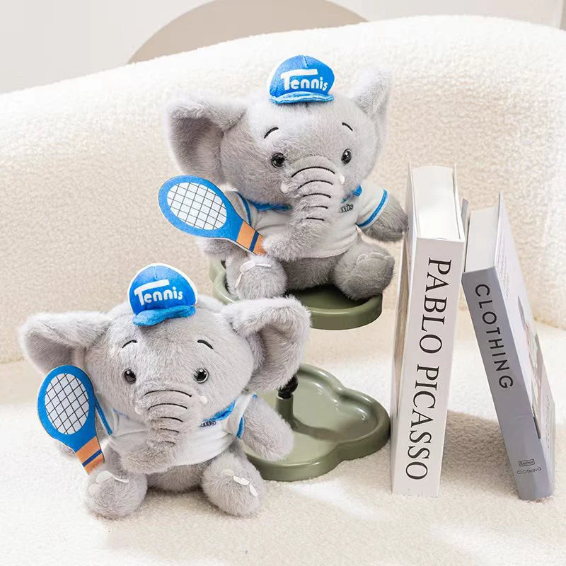 Adorable Tennis Elephant Plush Toy - Image 3