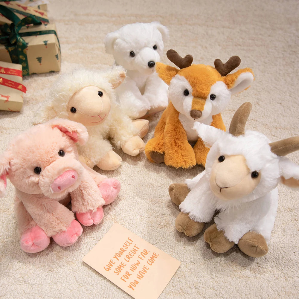 Cuddly Orange Fawn Plush Toy - Image 5