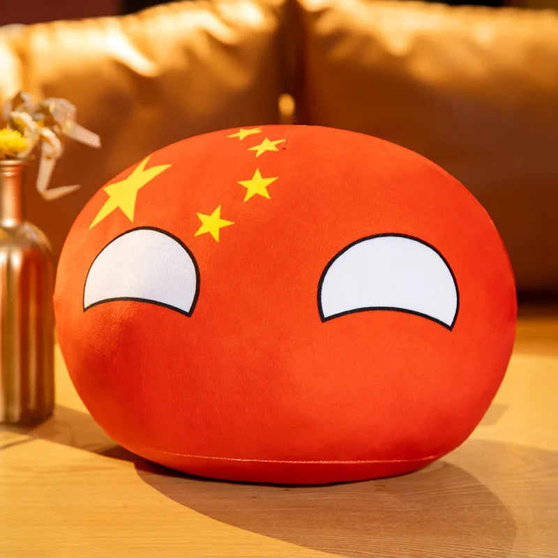 French Countryball Plush Toy with Mustache - Image 18