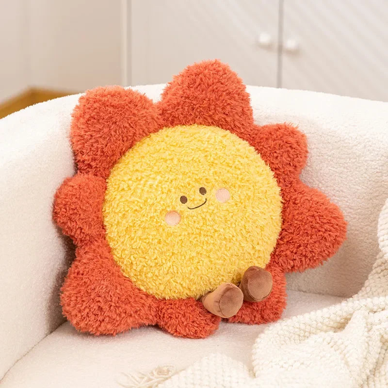 Soft Smiling Celestial & Weather Plush Pillow - Image 2