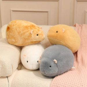 Chubby Mottled Orange Hamster Plush