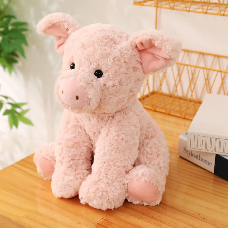 Curly Orange and White Fox Plush Toy - Image 9