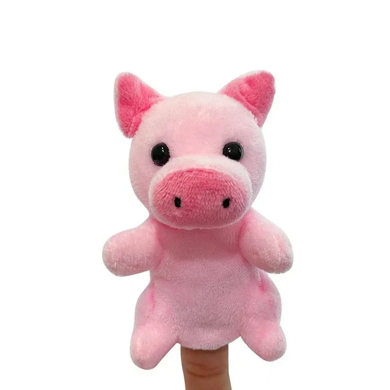 Set of 6 Safari Animal Plush Finger Puppets - Image 13