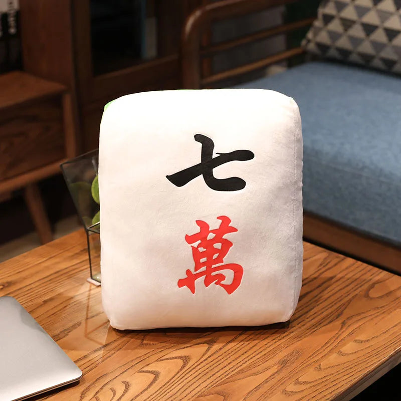 Mahjong Tile Plush Cushion with Iconic Designs - Image 14